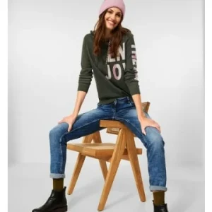 Pullover & Cardigans Cecil Pullover In Pine Green Melange Günstig Kaufen 12
