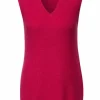 Pullover & Cardigans Cecil Pullunder In Rippstruktur In Rosa Günstig Kaufen 16
