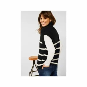 Pullover & Cardigans Cecil Pullunder In Schwarz Günstig Kaufen 12
