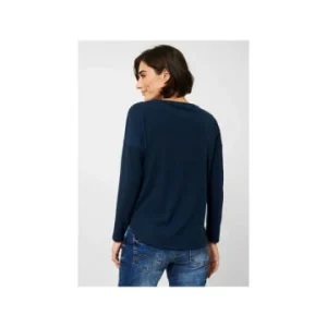 Große Größen Cecil Rundhals T-Shirt In Dunkel-blau Günstig Kaufen 8