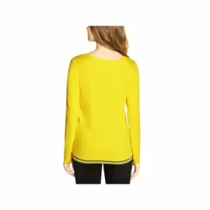 Große Größen Cecil Rundkragen Langarmshirt In Gelb Günstig Kaufen 10