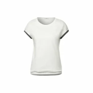 Große Größen Cecil Rundkragen Langarmshirt In Weiß Günstig Kaufen 10