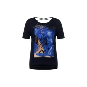 Große Größen Cecil Shirts In Dunkel-blau Günstig Kaufen 13