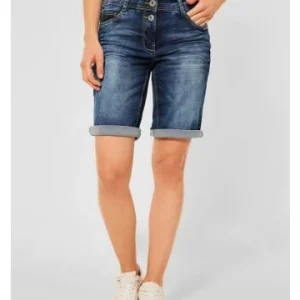 Hosen Cecil Short In Mid Blue Wash Günstig Kaufen 8