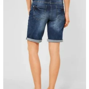 Hosen Cecil Short In Mid Blue Wash Günstig Kaufen 10