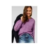 Pullover & Cardigans Cecil Strickpullover In Violett Günstig Kaufen 14