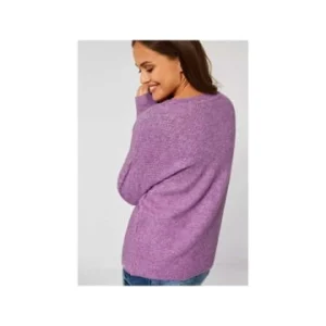 Pullover & Cardigans Cecil Strickpullover In Violett Günstig Kaufen 10