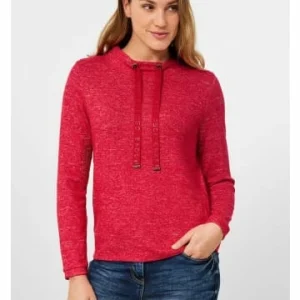 Sweat & Fleece Cecil Sweatshirt In Strong Red Melange Günstig Kaufen 8