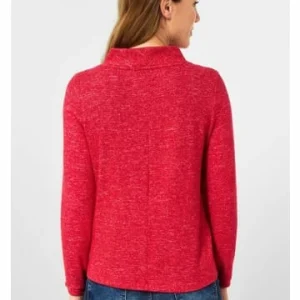 Sweat & Fleece Cecil Sweatshirt In Strong Red Melange Günstig Kaufen 10