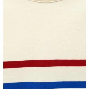 Pullover & Cardigans Cecil Sweatshirt Mit Streifenprint In Weiß Günstig Kaufen 6