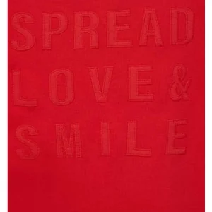 Pullover & Cardigans Cecil Sweatshirt Mit Wording In Rot Günstig Kaufen 7