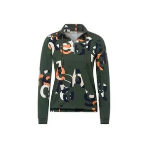 Sweat & Fleece Cecil Sweatshirts In Olive Günstig Kaufen 9