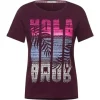 Shirts, Tops & Longsleeves Cecil T-Shirt In Berry Juice Red Günstig Kaufen 16
