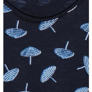 Shirts, Tops & Longsleeves Cecil T-Shirt In Deep Blue Günstig Kaufen 6