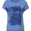 Shirts, Tops & Longsleeves Cecil T-Shirt In Forever Blue Günstig Kaufen 16