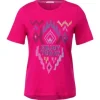 Shirts, Tops & Longsleeves Cecil T-Shirt In Raspberry Pink Günstig Kaufen 19