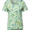 Shirts, Tops & Longsleeves Cecil T-Shirt In Soft Green Melange Günstig Kaufen 10