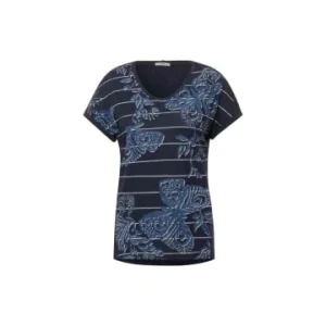 Große Größen Cecil T-Shirts In Blau Günstig Kaufen 13
