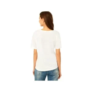 Bekleidung Cecil T-Shirts In Creme Günstig Kaufen 8