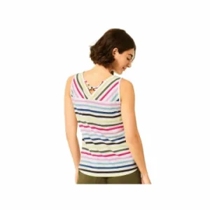Bekleidung Cecil T-Shirts In Creme Günstig Kaufen 8