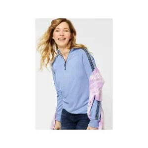 Große Größen Cecil V-Kragen Langarmshirt In Blau Günstig Kaufen 11